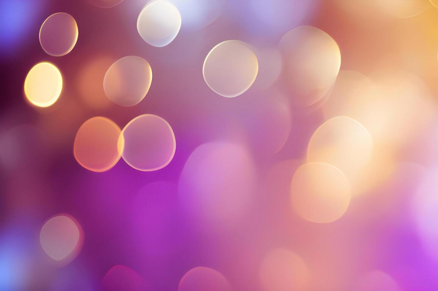 Abstract blur bokeh banner background with Rainbow colors. photo