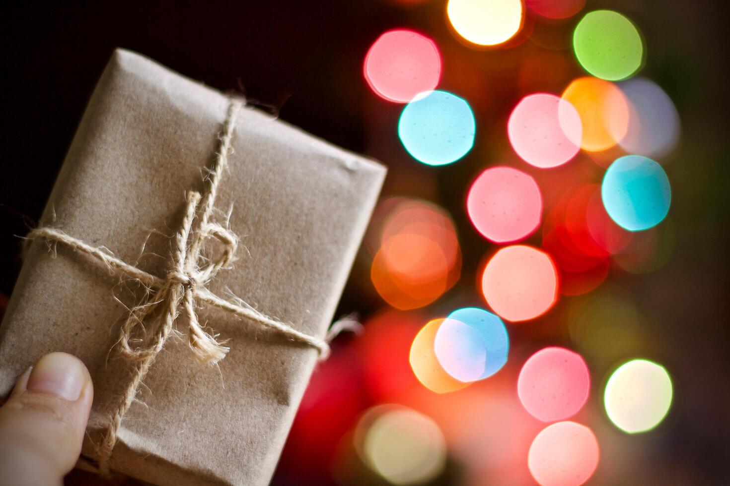 Christmas box gift day photo