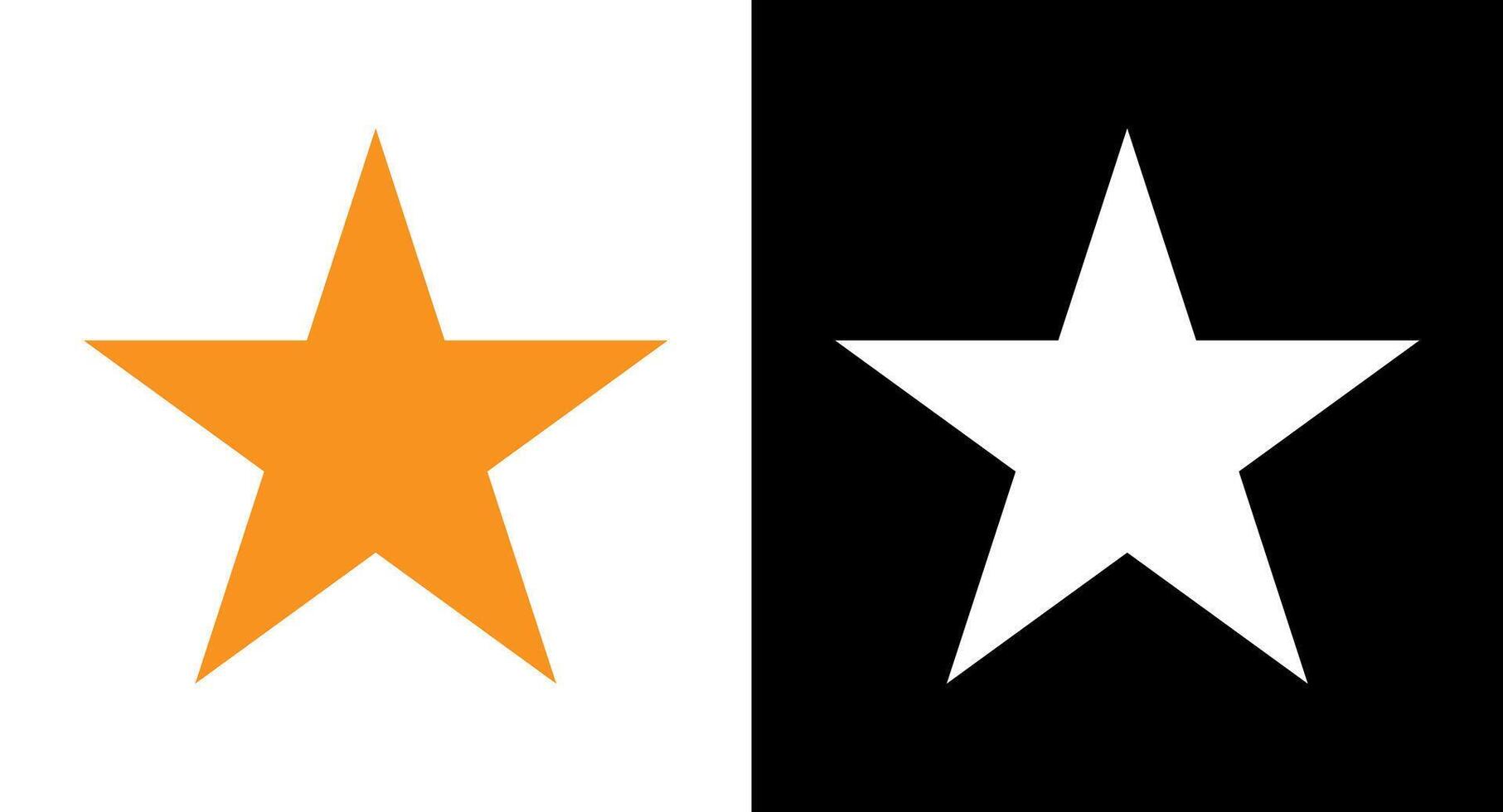 Star shape, star symbol icon. vector