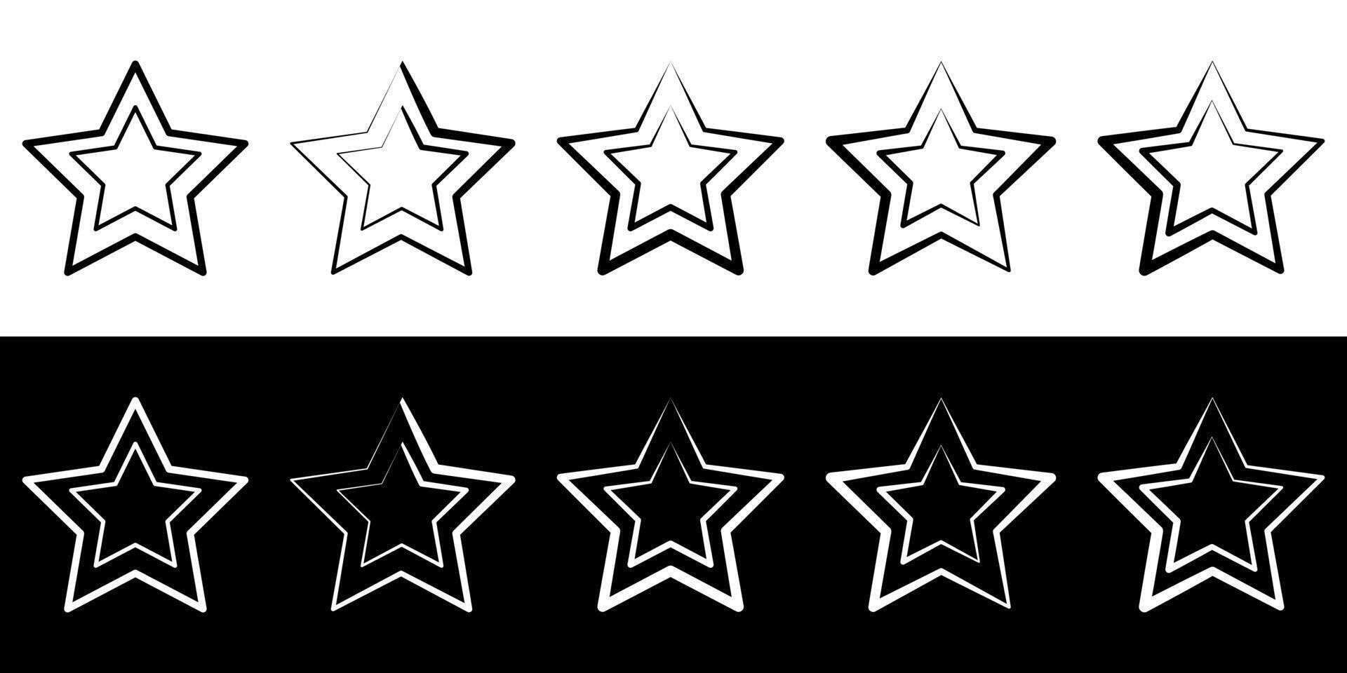 Five star rating badge, review rating, customer feedback. vector