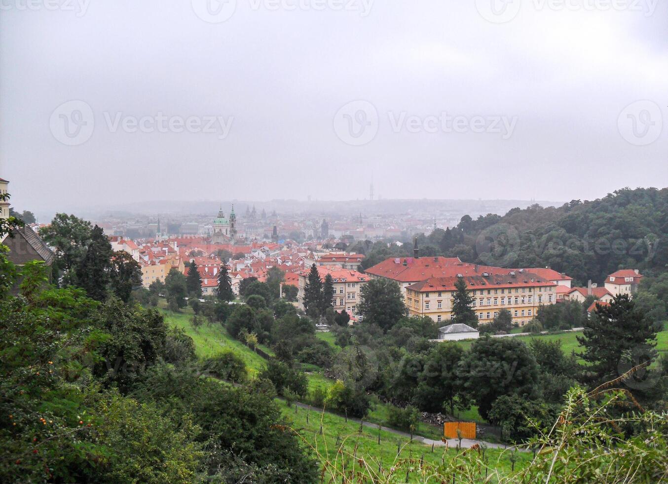 Prague, Czech Republic - 07.29.2014, Panorama of Prague in the Czech Republic photo