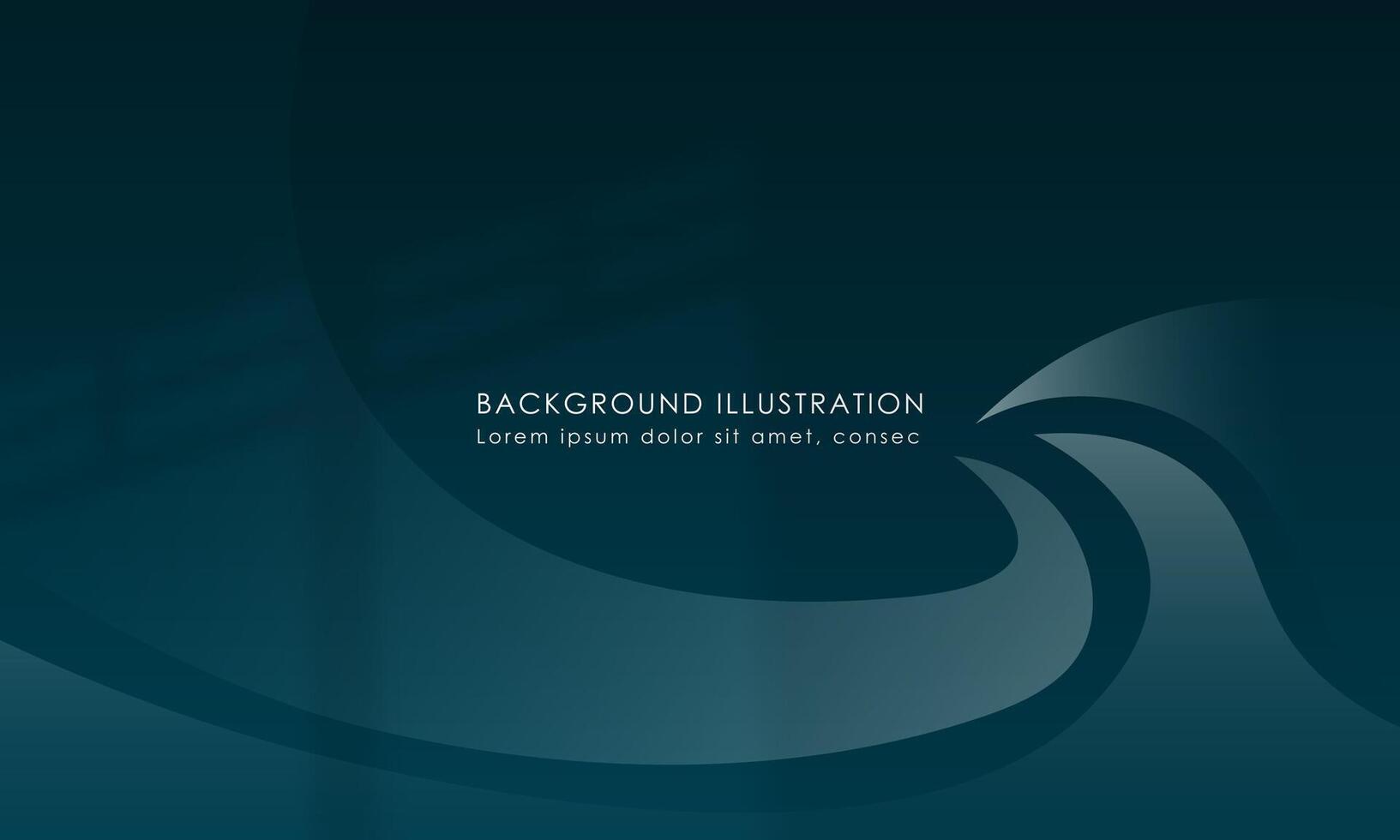 Abstract background with dark blue gradient and copy space for text. vector