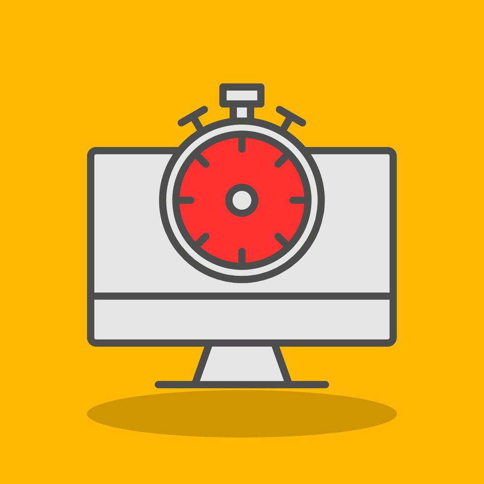 High Speed Communication Filled Shadow Icon vector