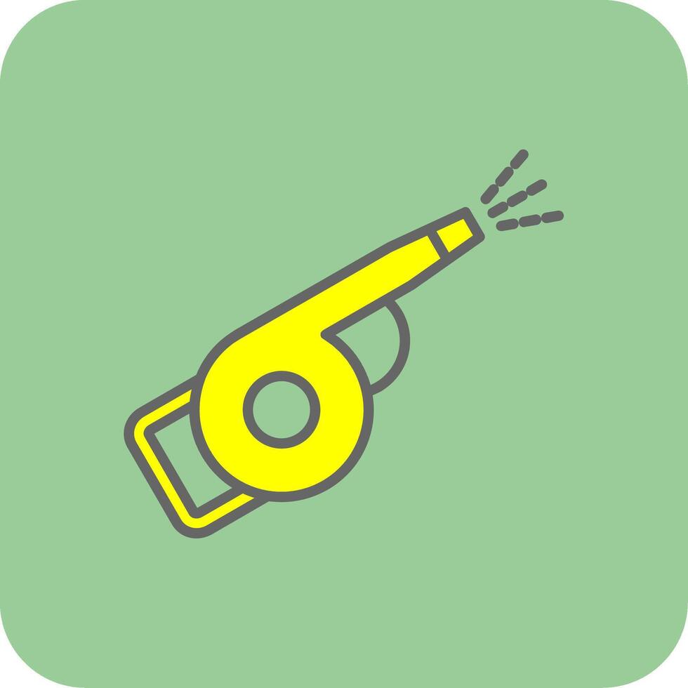 Leaf Blower Glyph Gradient Corner Icon vector