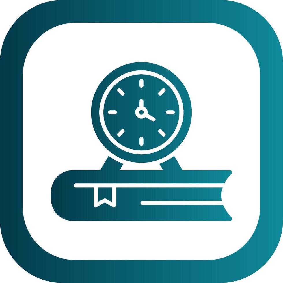 Punctuation Glyph Gradient Corner Icon vector