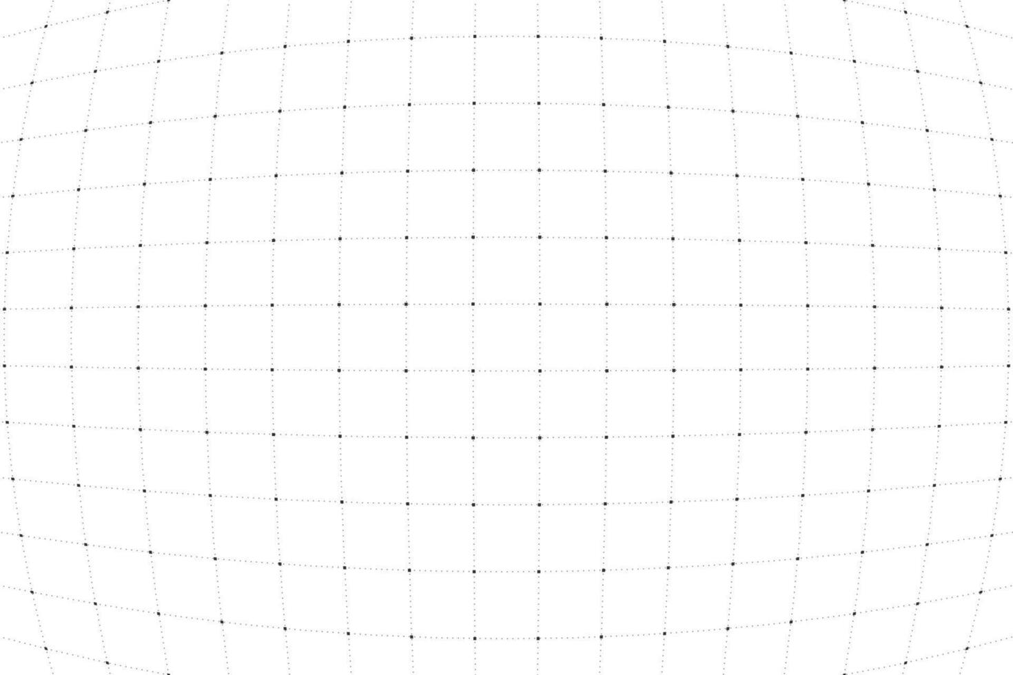 VR HUD futuristic interface voluminous grid. Line and dot head up display pattern. Digital UI screen mesh. GUI digital hi tech visor backdrop template. FUI Sci Fi starship cockpit dashboard display vector