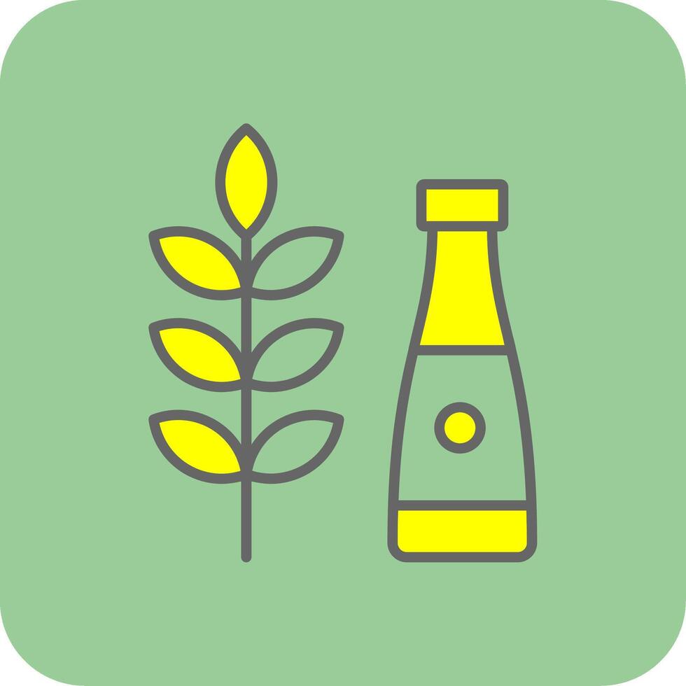 Home Brewing Glyph Gradient Corner Icon vector