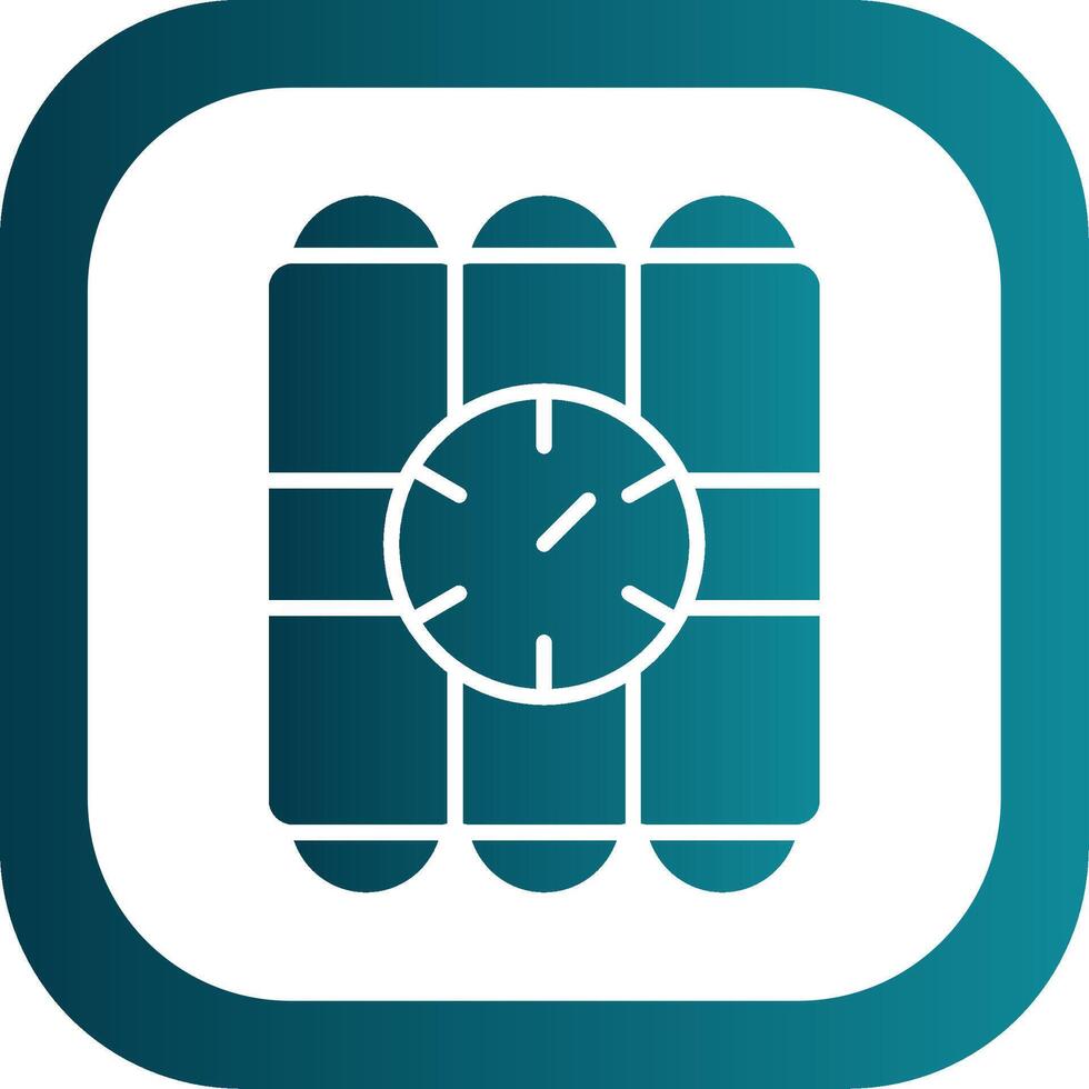 C4 Glyph Gradient Corner Icon vector