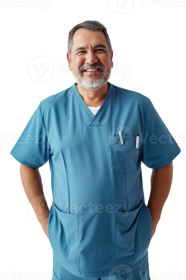 retrato do mexicano gordo masculino médico png