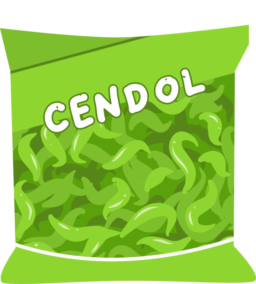 cendol mat illustration png