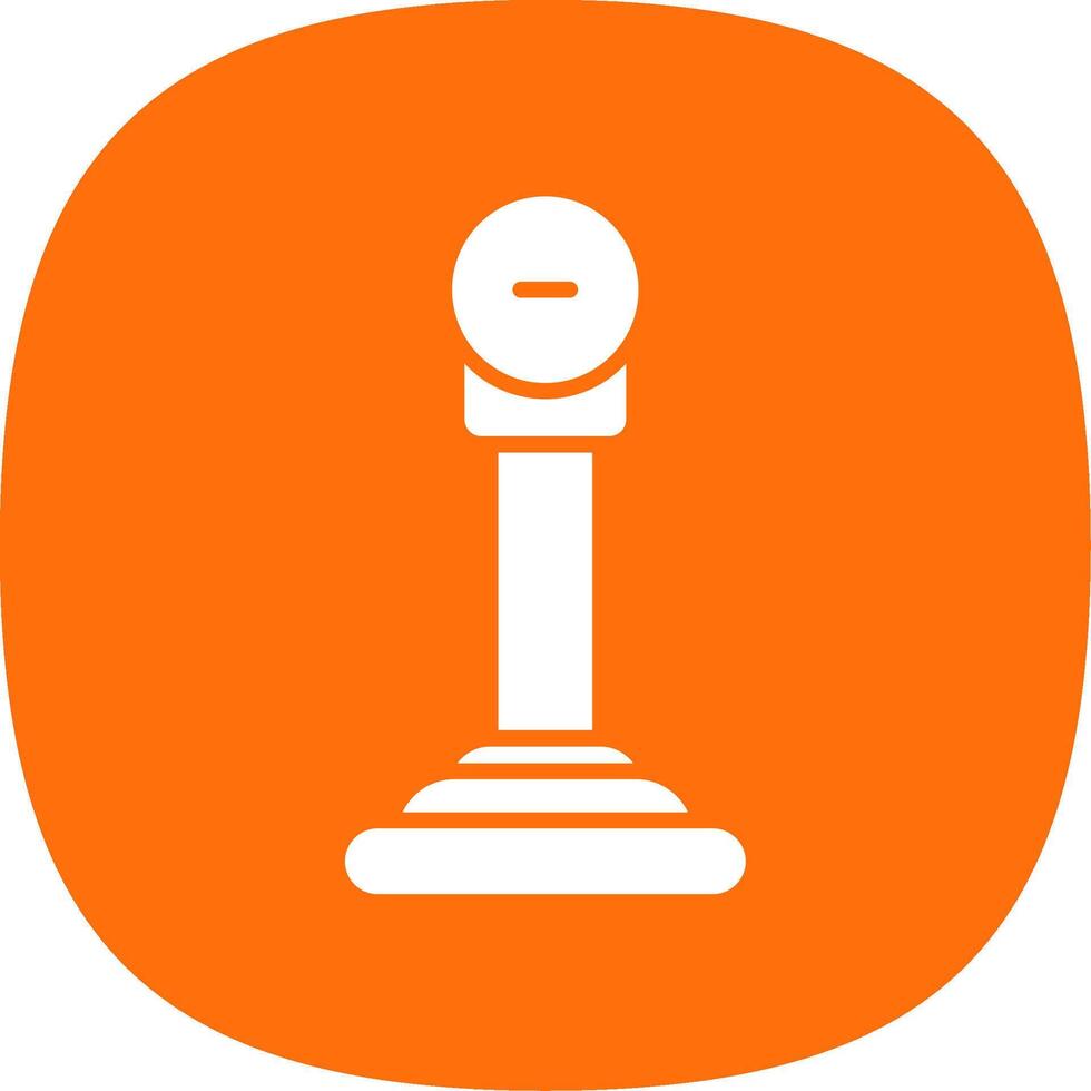 Gear Glyph Curve Icon Design vector