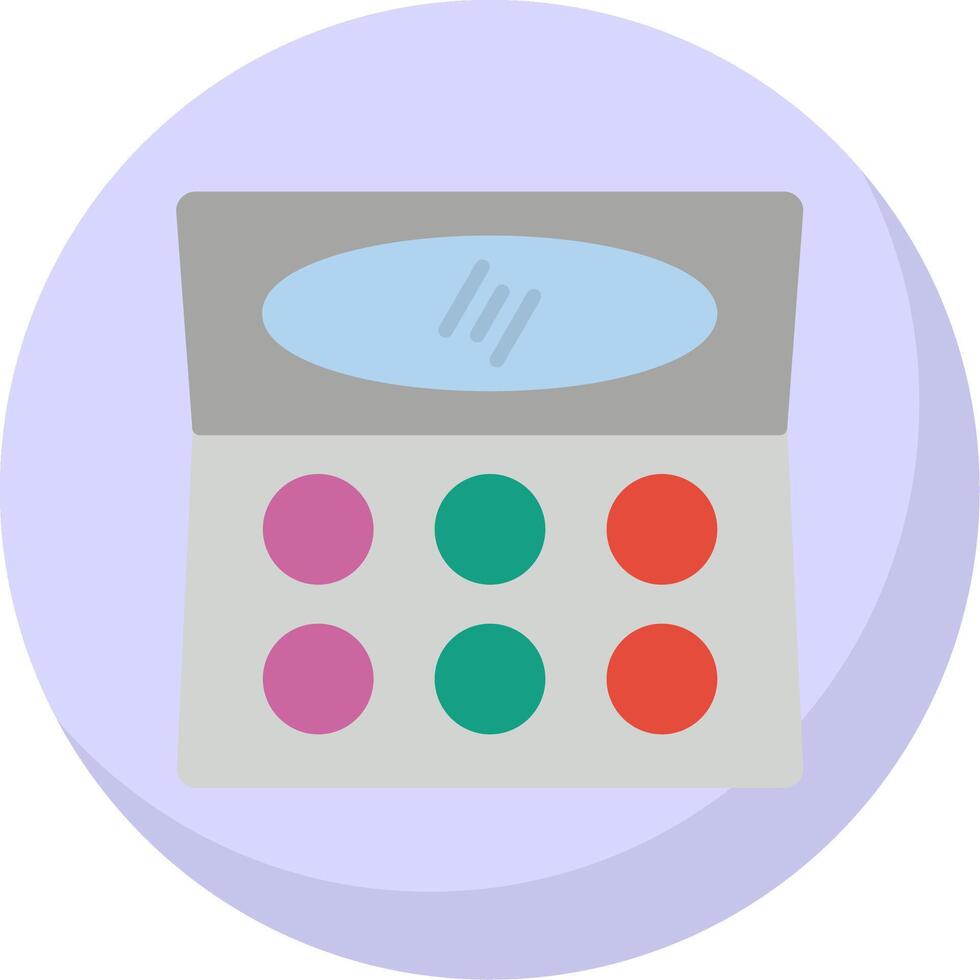 Contour Flat Bubble Icon vector