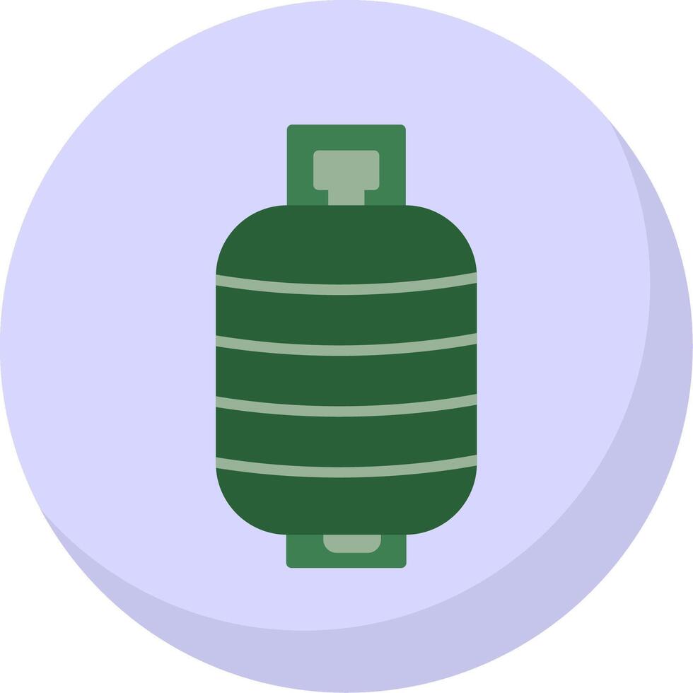 Tank Flat Bubble Icon vector