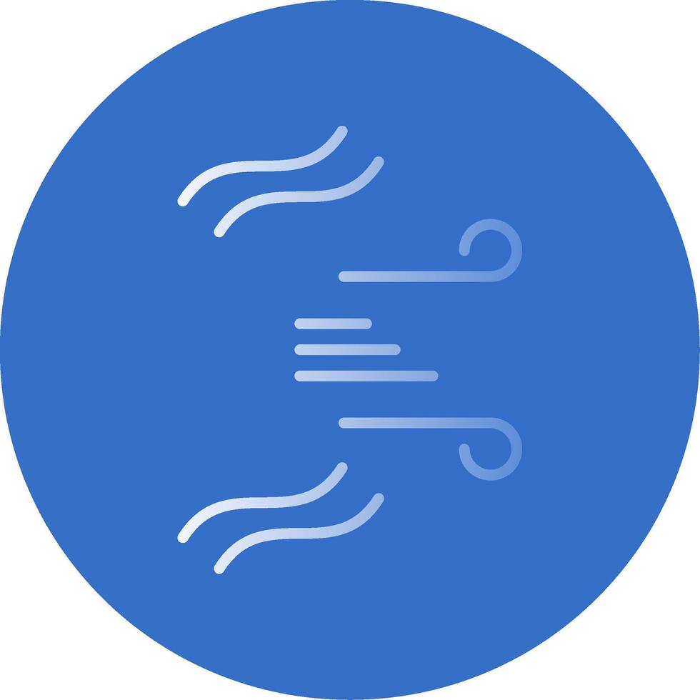 Wind Flat Bubble Icon vector