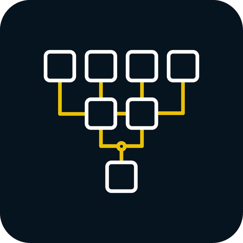 Structure Line Red Circle Icon vector