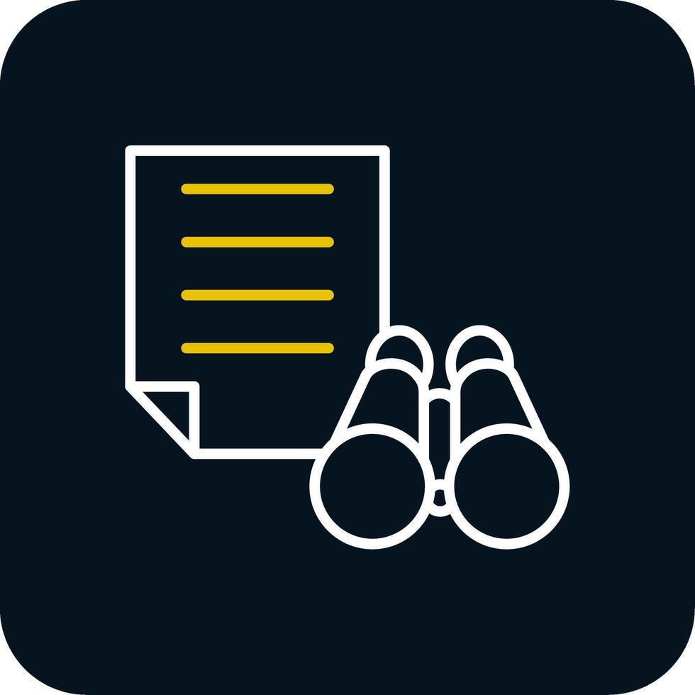 Scope Line Red Circle Icon vector