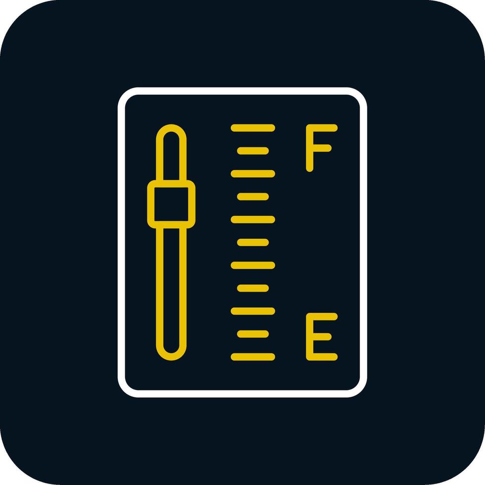 Gauge Line Red Circle Icon vector