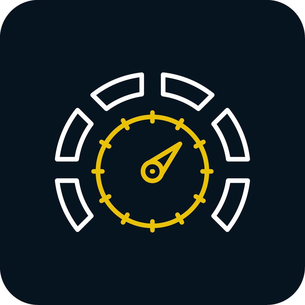 Thermostat Line Red Circle Icon vector