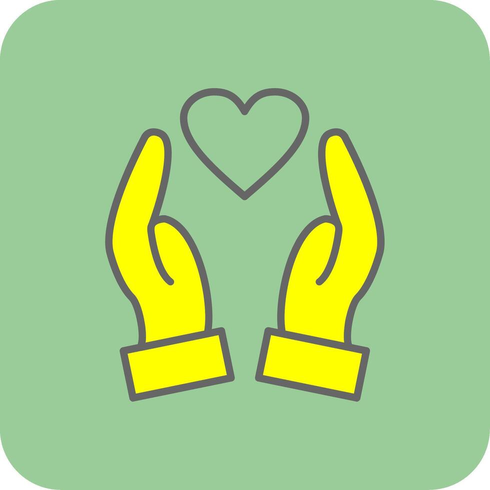 Loyalty Glyph Gradient Corner Icon vector