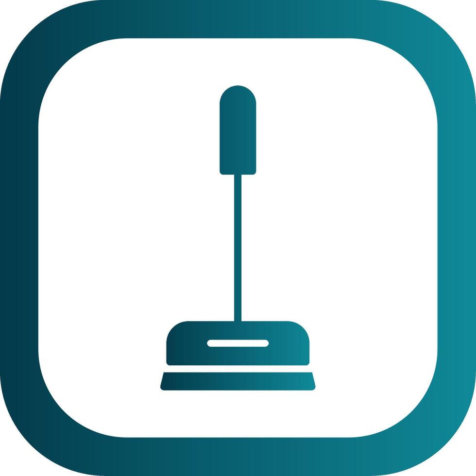 Cleaner Glyph Gradient Corner Icon vector