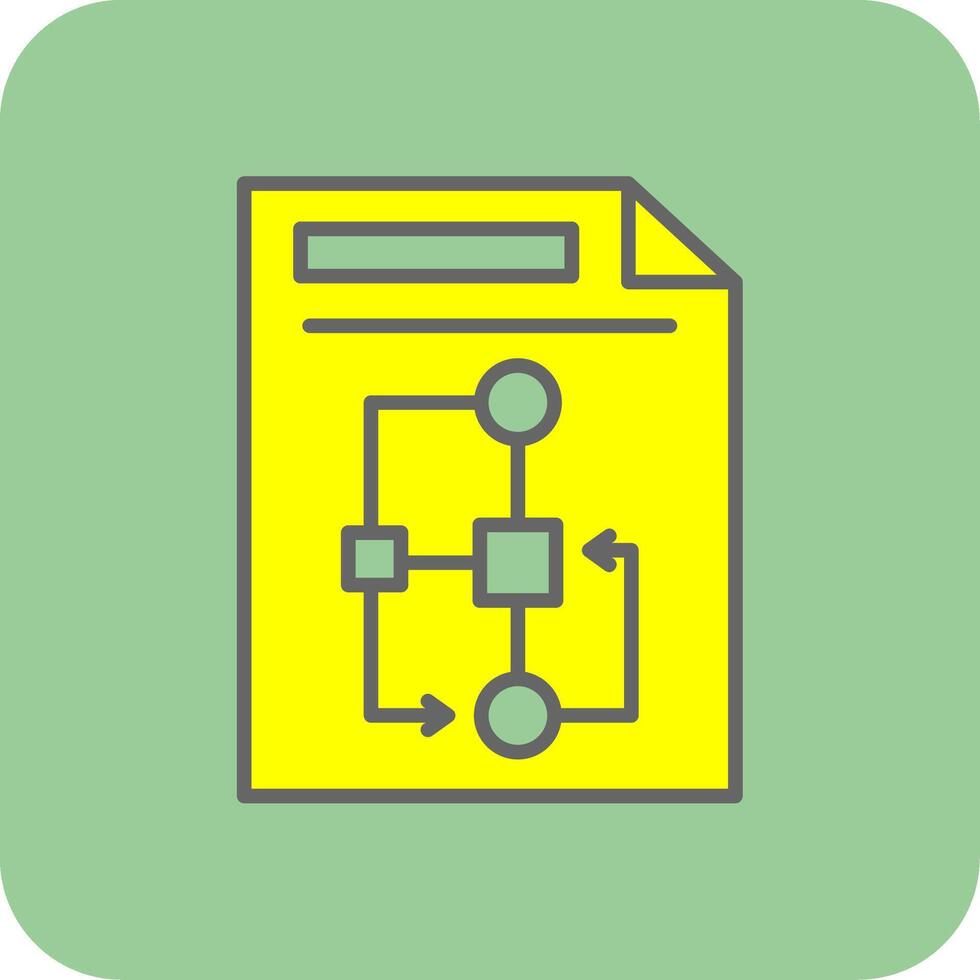 Document Glyph Gradient Corner Icon vector