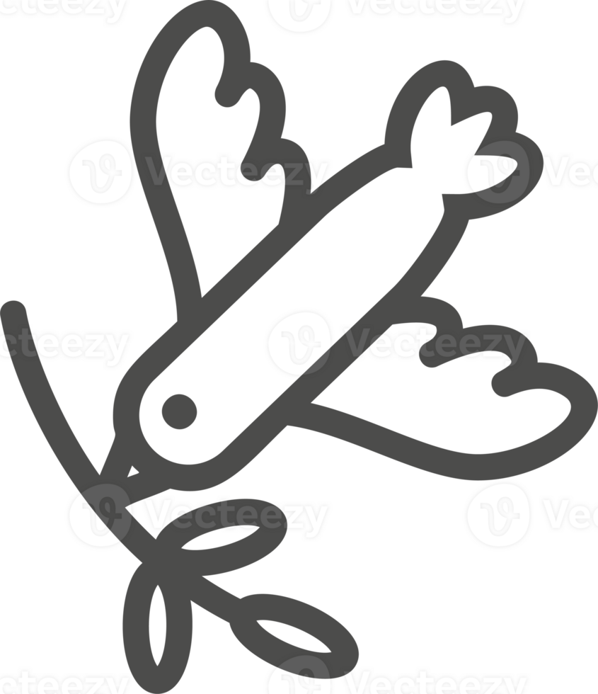 Pasen vogel icoon. christen religieus schets symbool van heilige vogel. pictogram voor hulst voorjaar vakantie. png