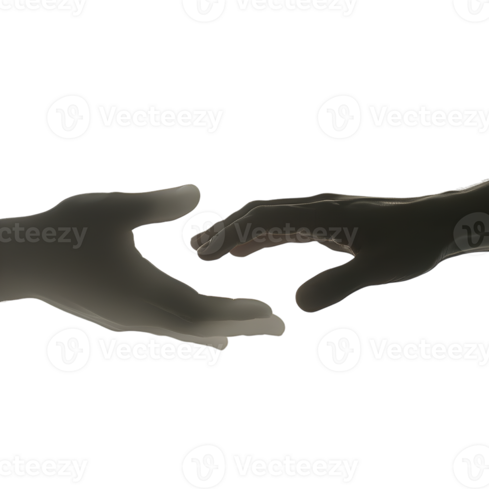 hand gestures on a transparent background png
