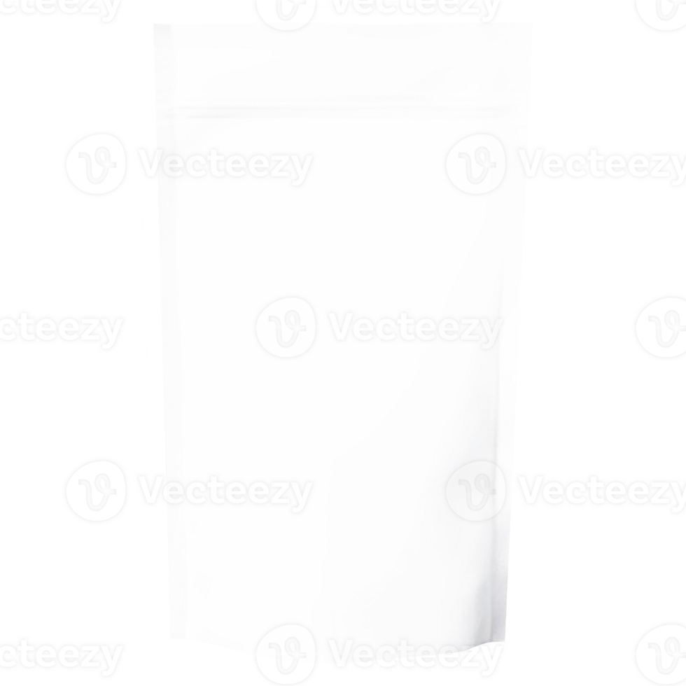 Clean and white package for coffee. Template for mockup png