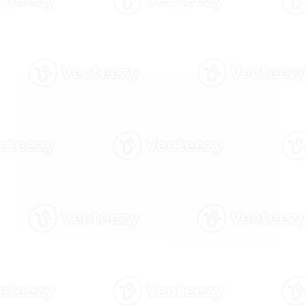 Clean and white business card without background. Template for mockup png
