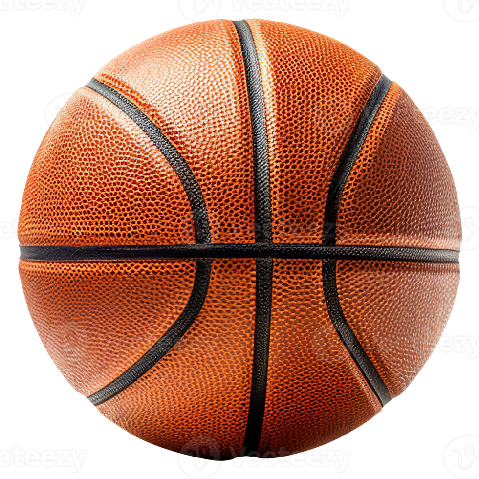 Realistic basketball ball. Transparent background png