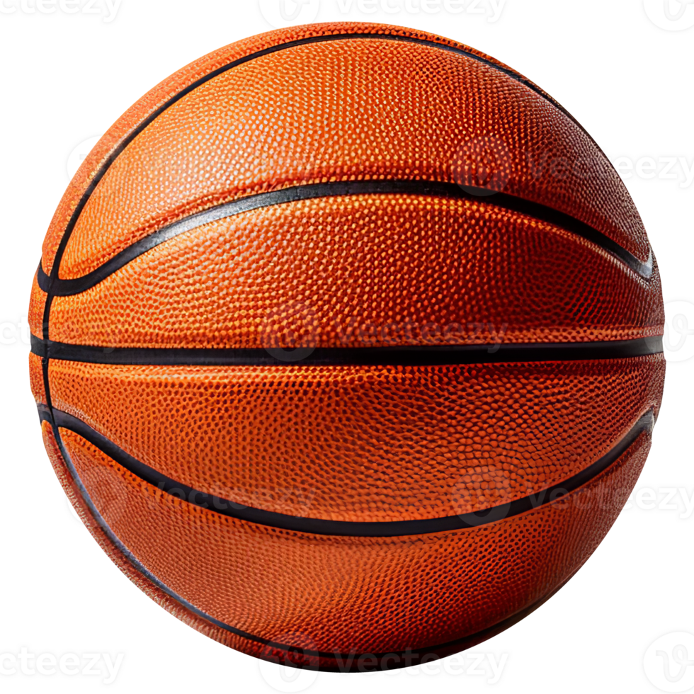 Realistic basketball ball. Transparent background png