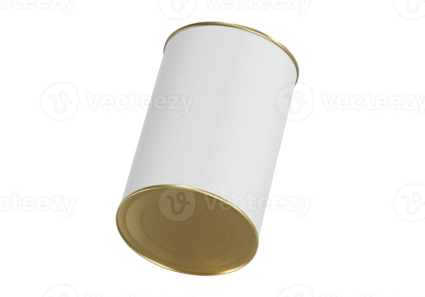 Food Can With Blank Label, transparent background png