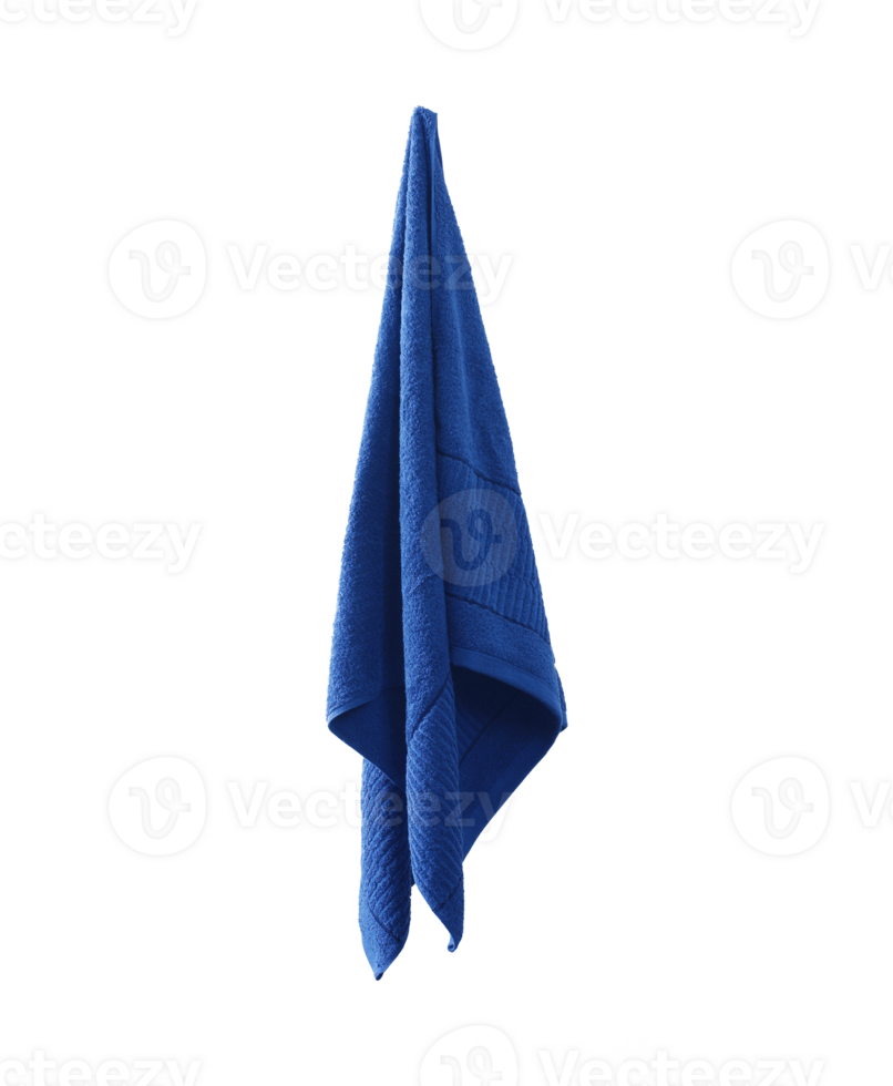 blue towel, transparent background png