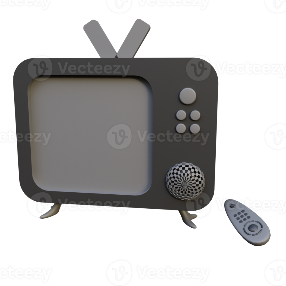 television 3D Icon Illustration for Web,App, etc png