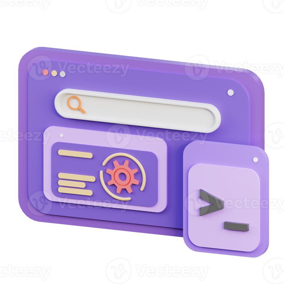Data Setting 3D Icon Illustration for Web,App, etc png
