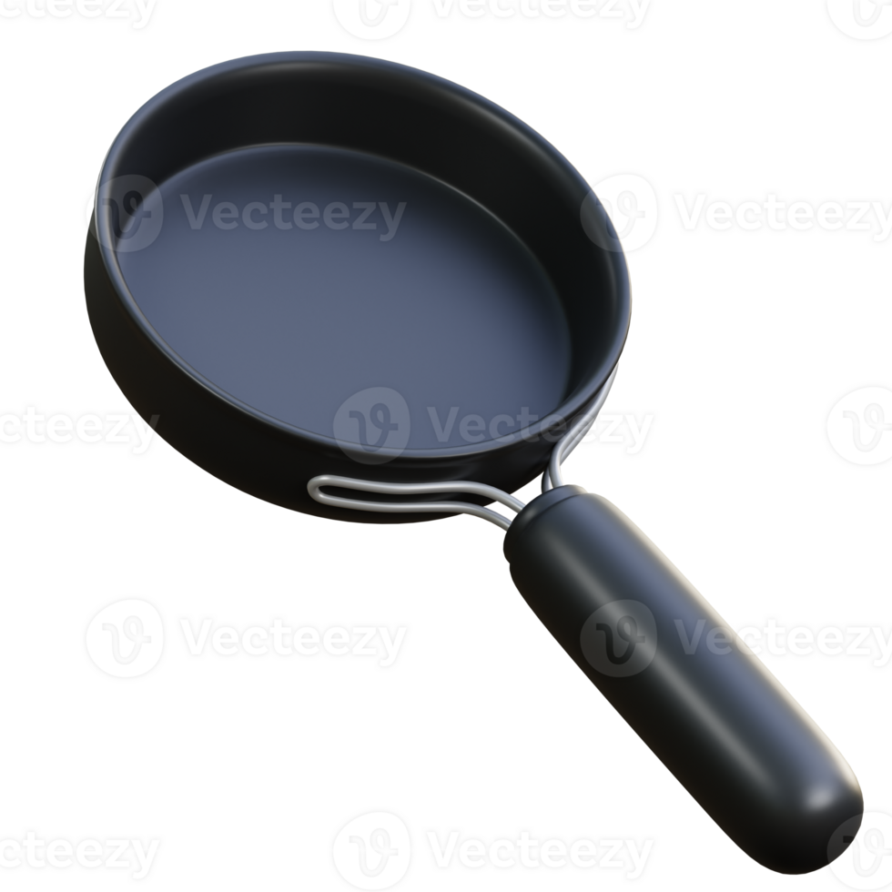 Cooking Pan 3D Icon Illustration for Web,App, etc png