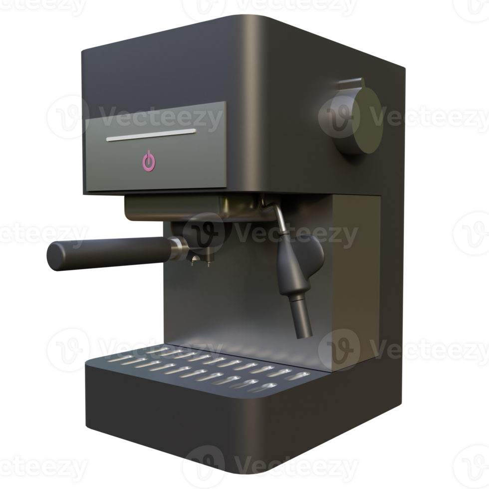 Coffee Machine 3D Icon Illustration for Web,App, etc png
