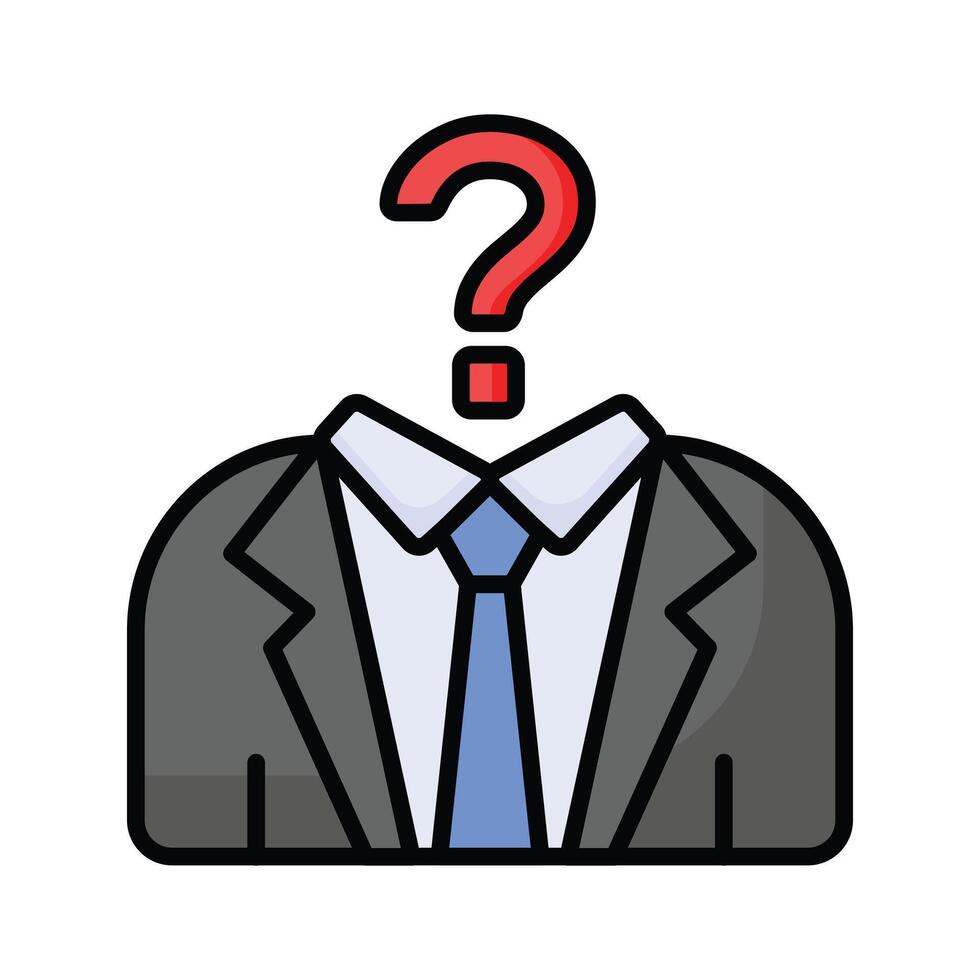 Have a look at this amazing icon of election mystery, anonymity vector