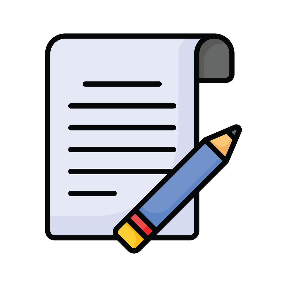 Grab this beautifully designed icon of letter, communication document design vector