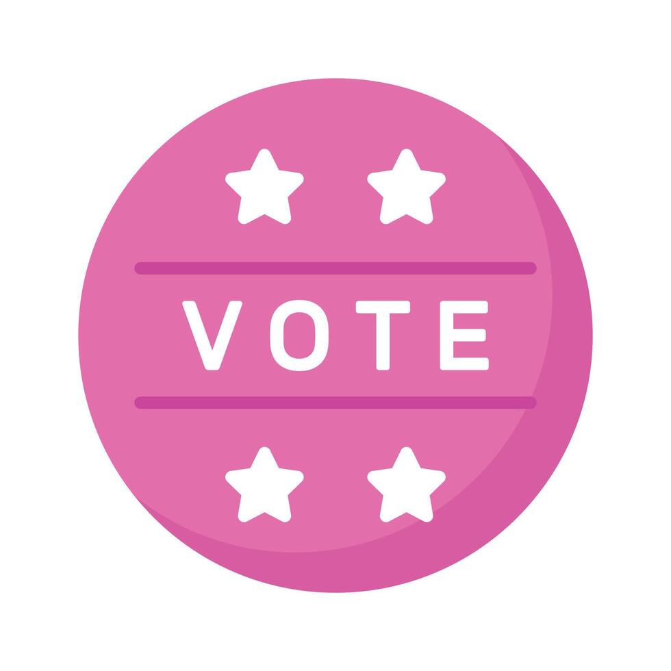Get this amazing icon of vote stamp in modern style vector