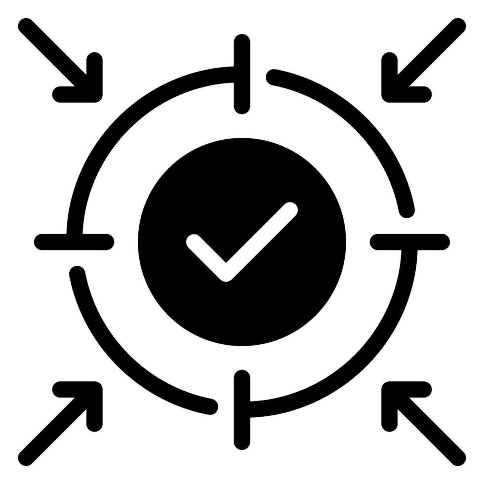 focus glyph icon vector