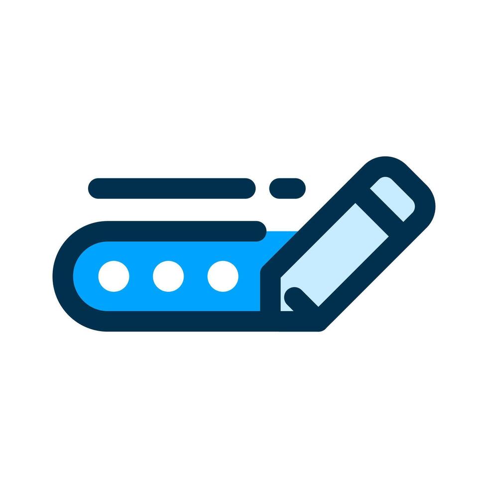 edit or change password concept illustration flat design icon. ui button vector