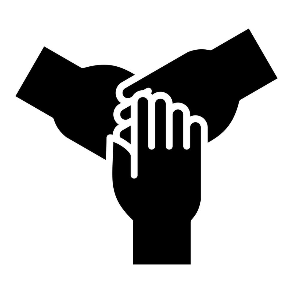 Team Cohesiveness icon line illustration vector