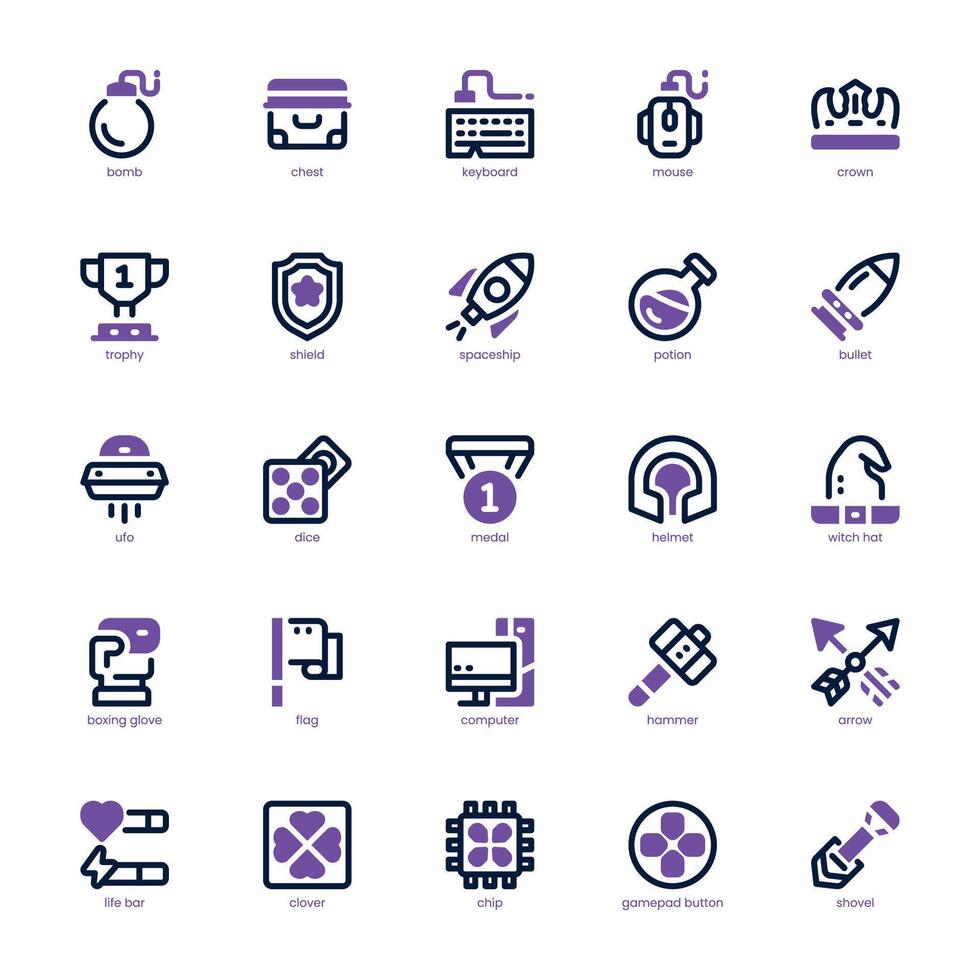 Game Station icon pack for your website, mobile, presentation, and logo design. Game Station icon dual tone design. graphics illustration and editable stroke. vector
