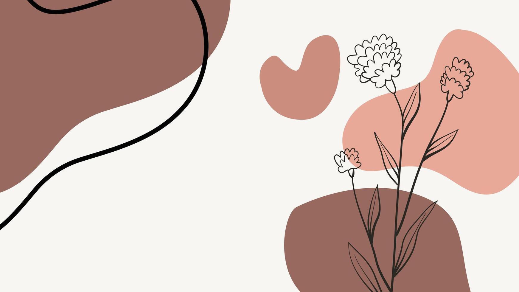 illustration background with creative abstract pattern vector