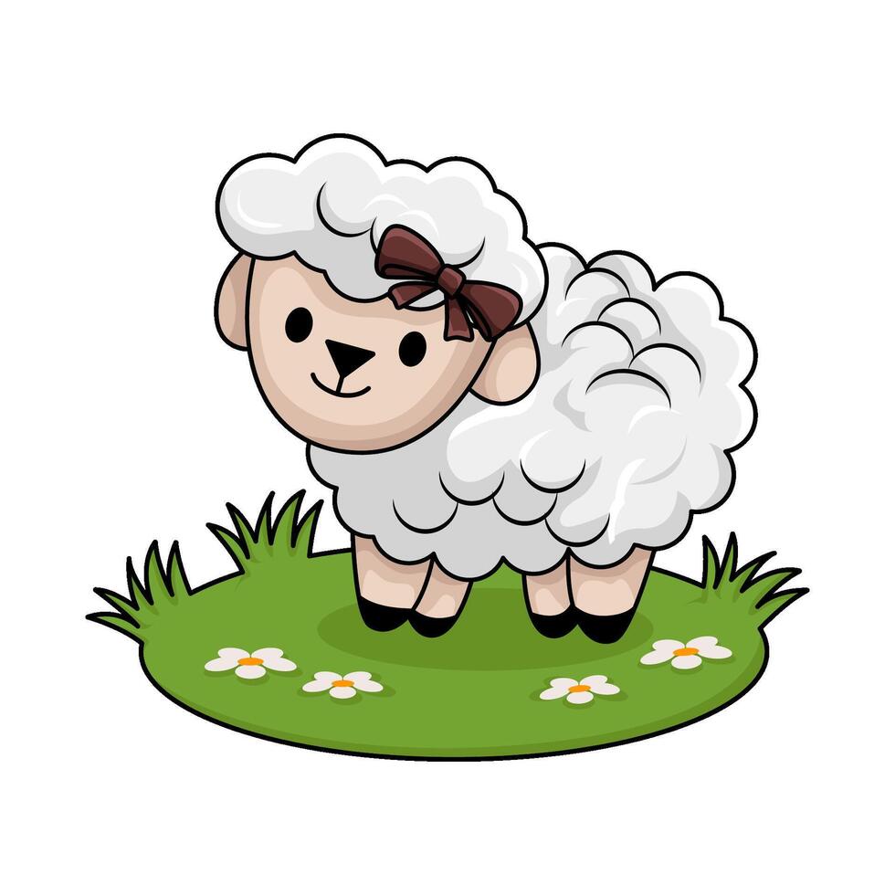 Illustration of sheep vector