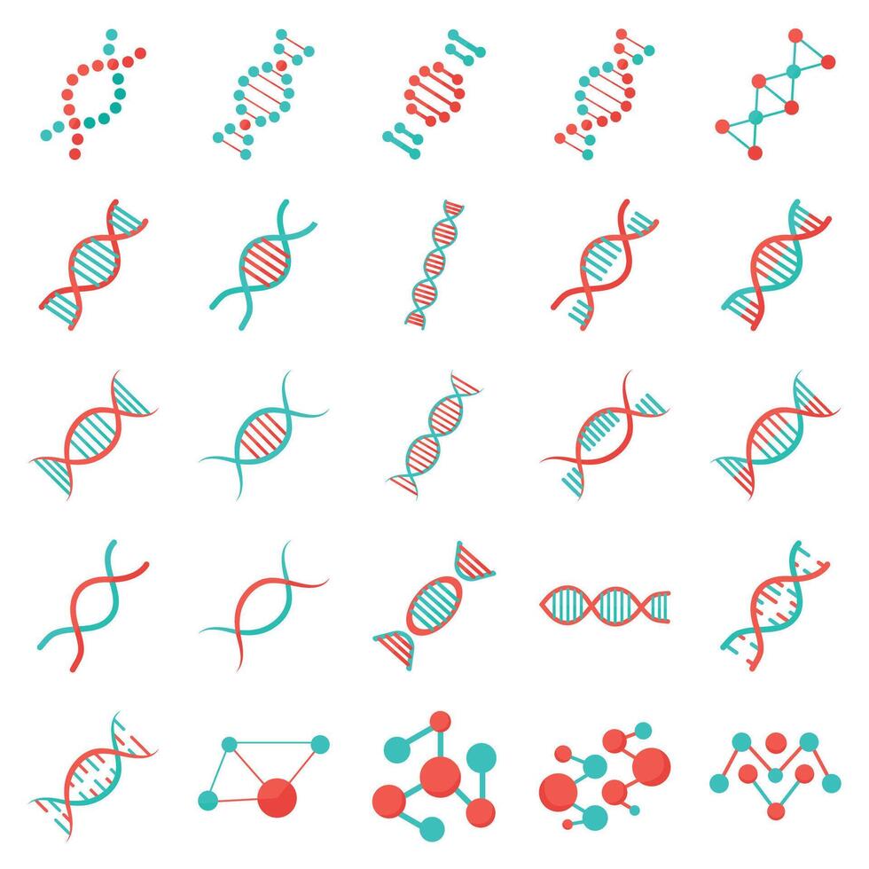 Illustration of dna pack vector