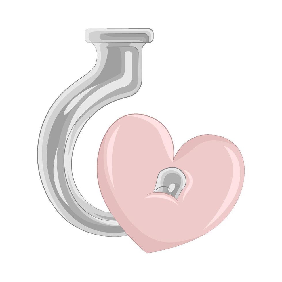 Illustration of fishing hook vector