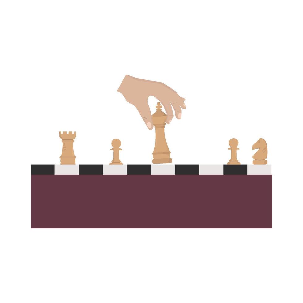 Illustration of chess vector