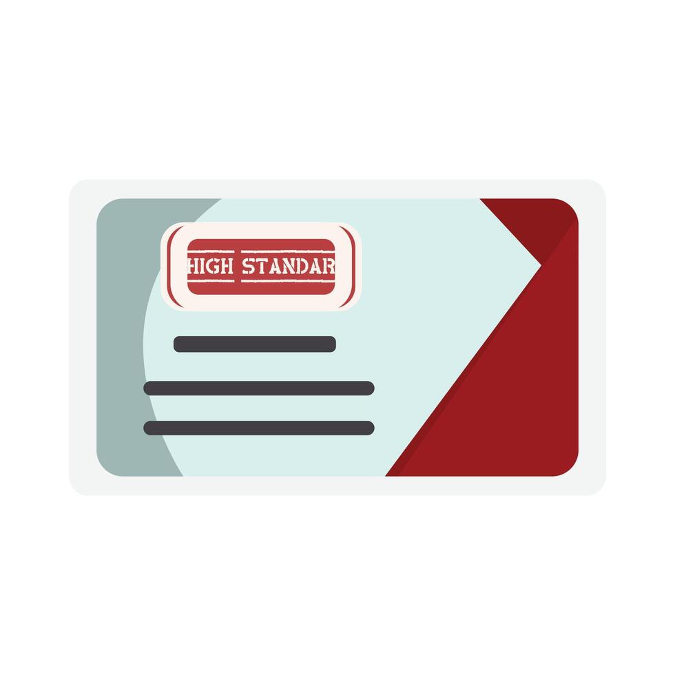 Illustration of stamp vector